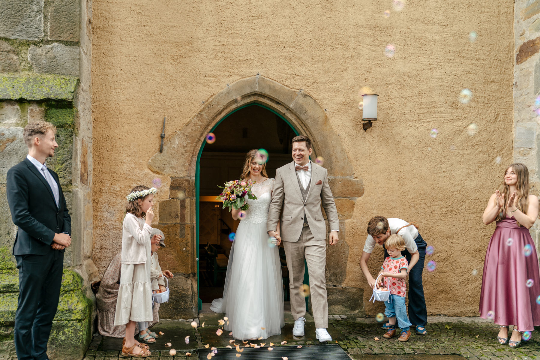 Romantische Sommerhochzeit im Schloss von Hammerstein
