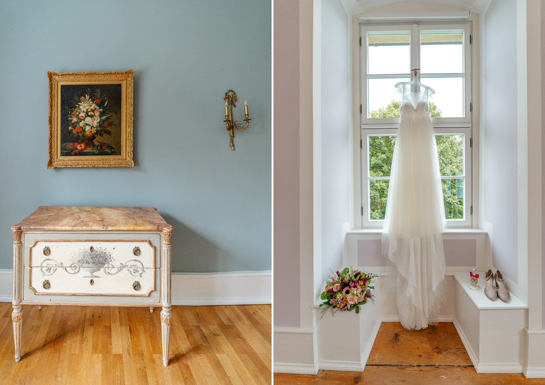 Romantische Sommerhochzeit im Schloss von Hammerstein