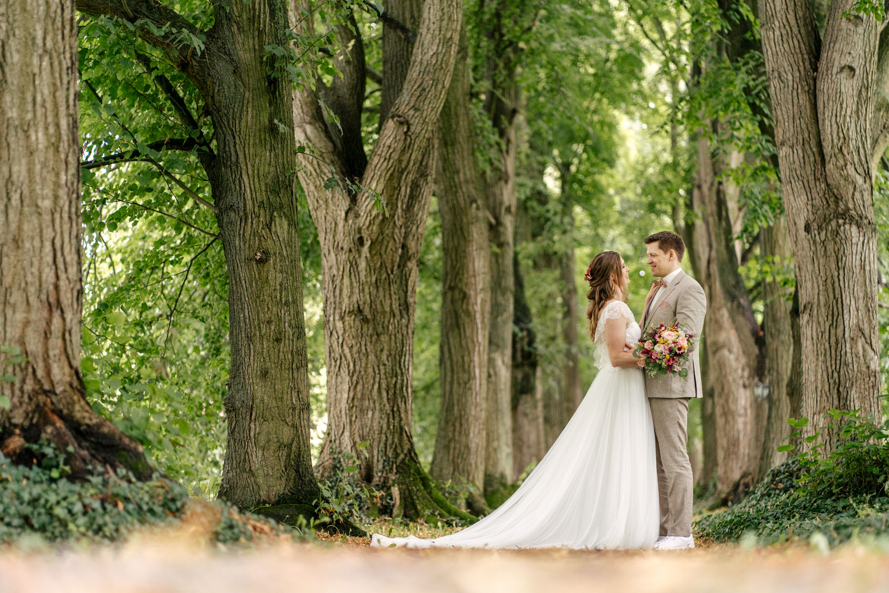 Romantische Sommerhochzeit im Schloss von Hammerstein