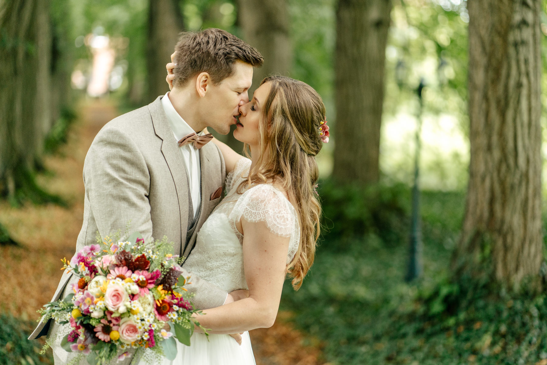 Romantische Sommerhochzeit im Schloss von Hammerstein