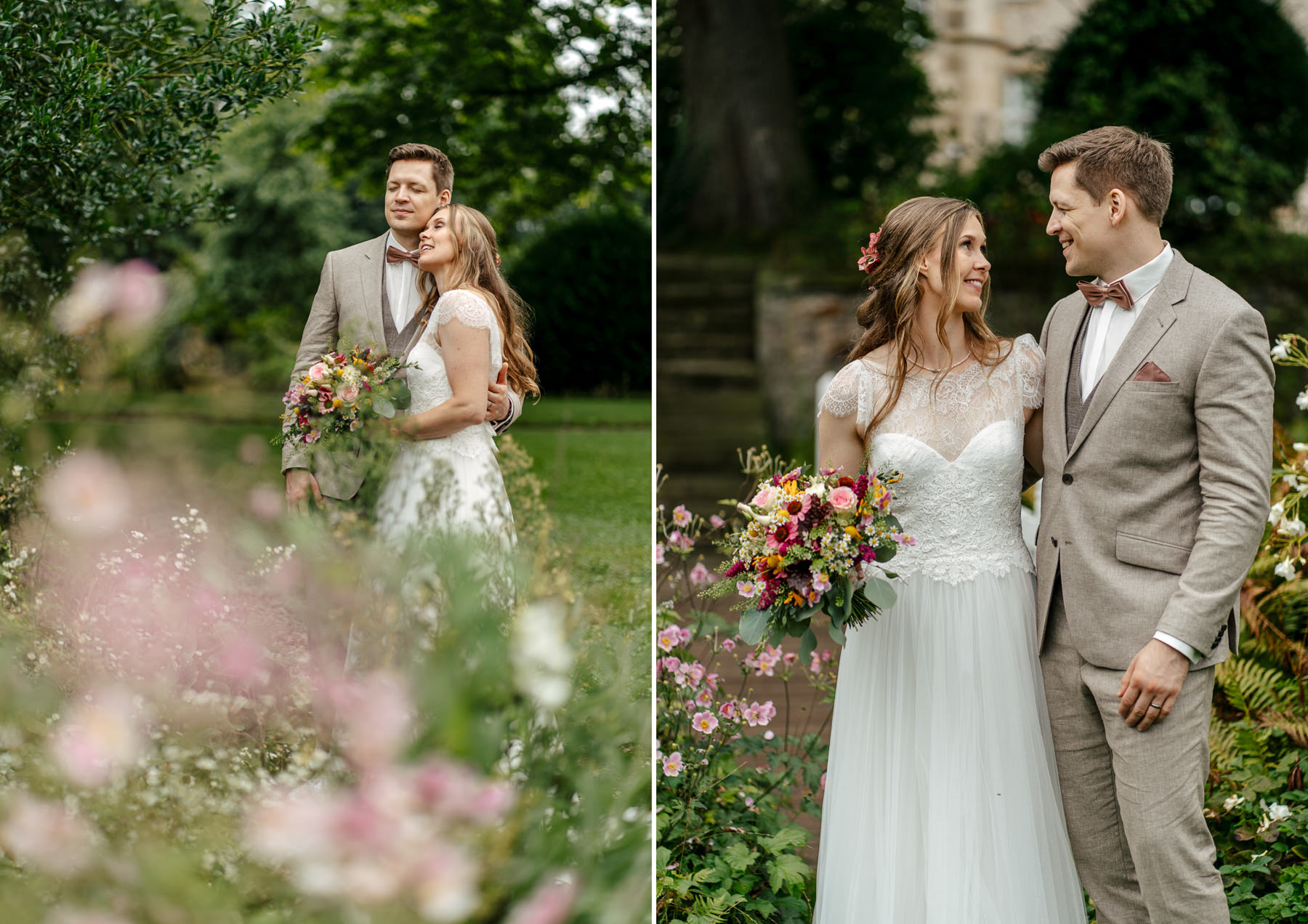 Romantische Sommerhochzeit im Schloss von Hammerstein