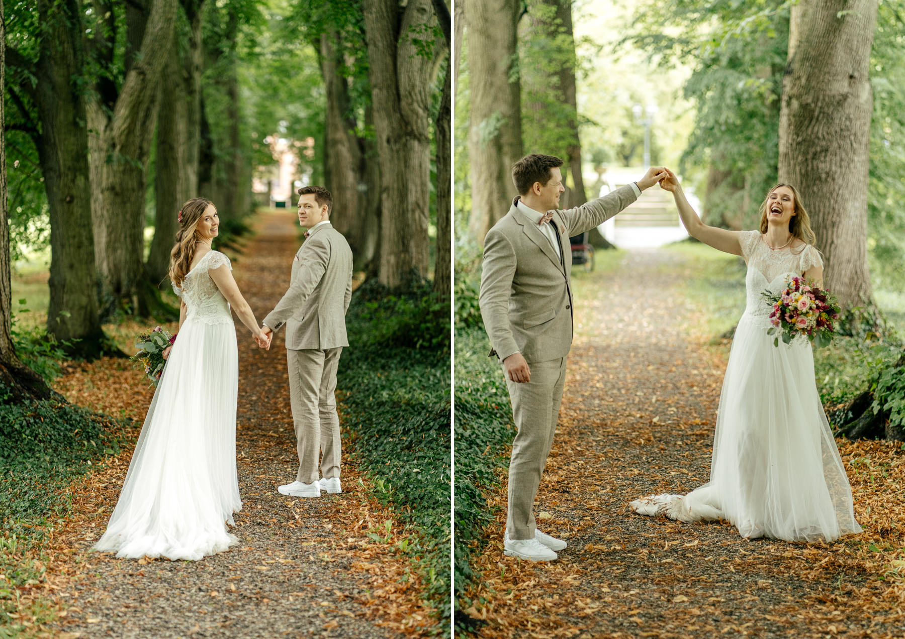 Romantische Sommerhochzeit im Schloss von Hammerstein
