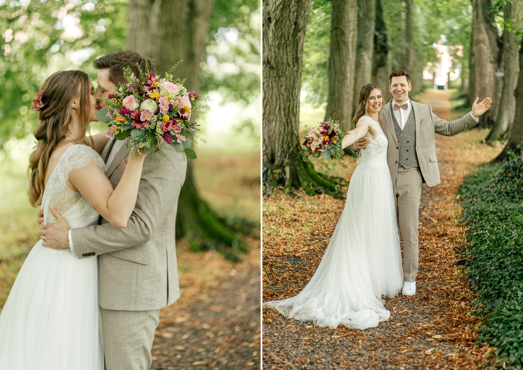 Romantische Sommerhochzeit im Schloss von Hammerstein