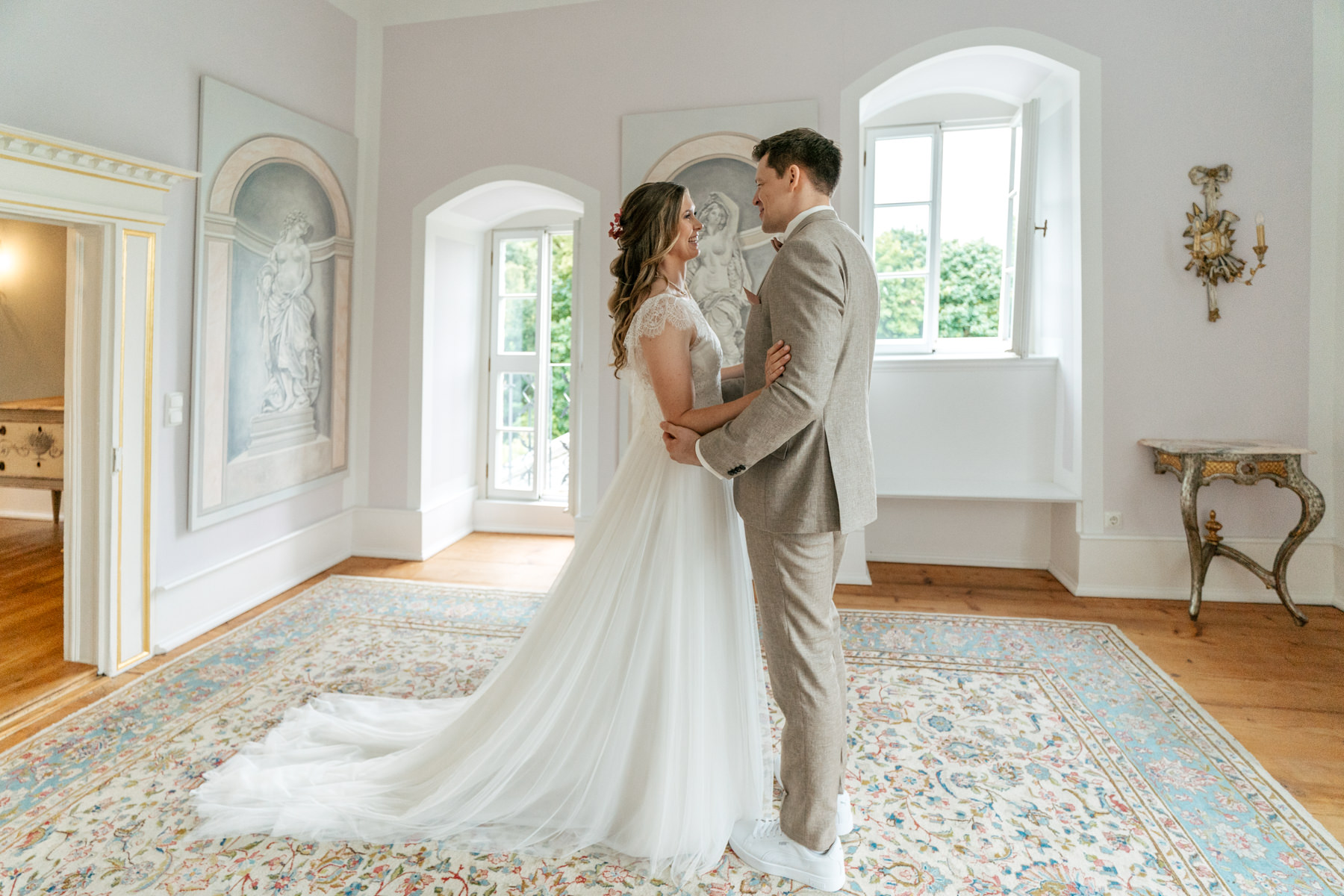 Romantische Sommerhochzeit im Schloss von Hammerstein