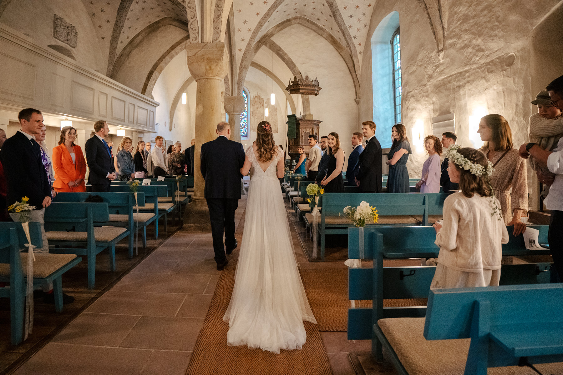 Romantische Sommerhochzeit im Schloss von Hammerstein