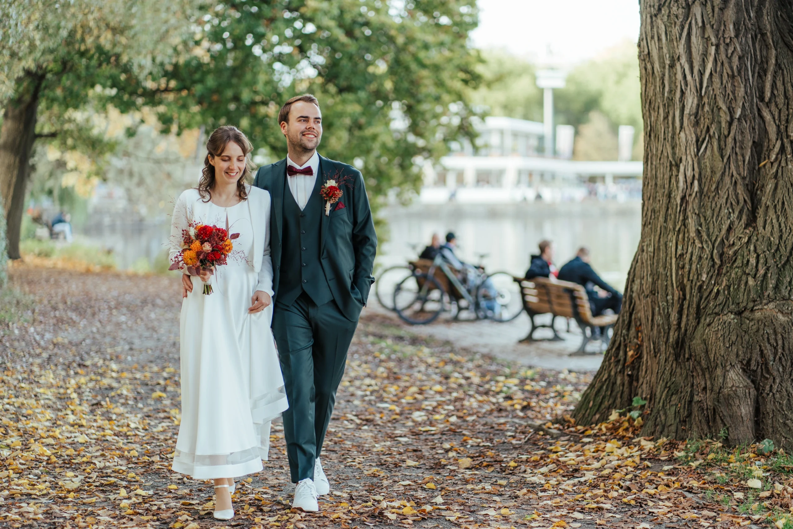 Herbst Hochzeit am Machsee